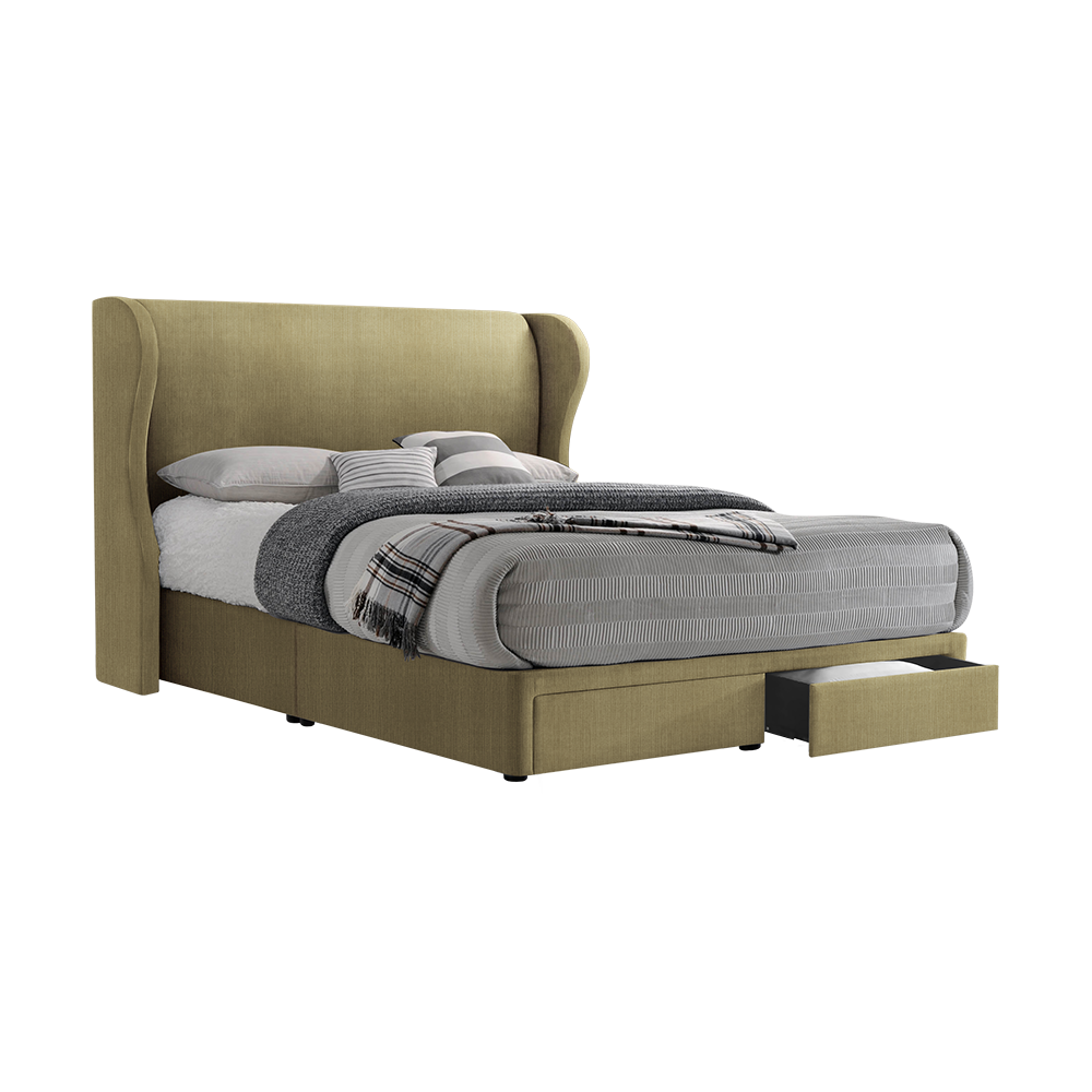 VALENCE - Mix & Match Divan Bed Frame (with drawer) - Single / Super Single / Queen / King
