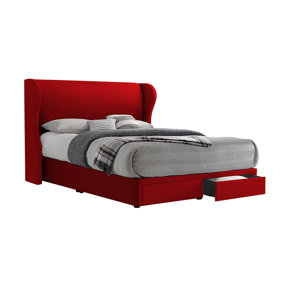 VALENCE - Mix & Match Divan Bed Frame (with drawer) - Single / Super Single / Queen / King