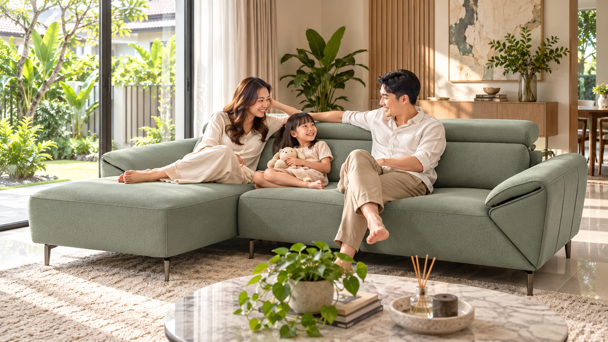 CL-0377 CITRON L-shaped sofa lifestyle image 10