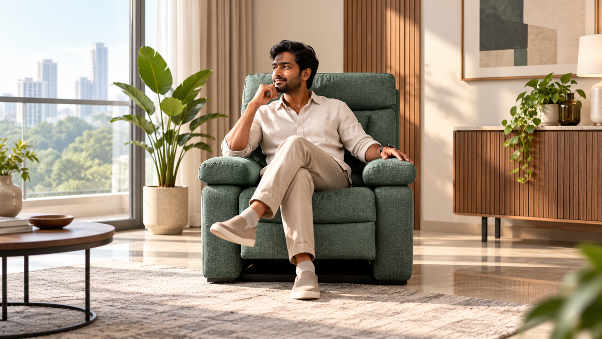 ELDRO recliner sofa lifestyle image 10