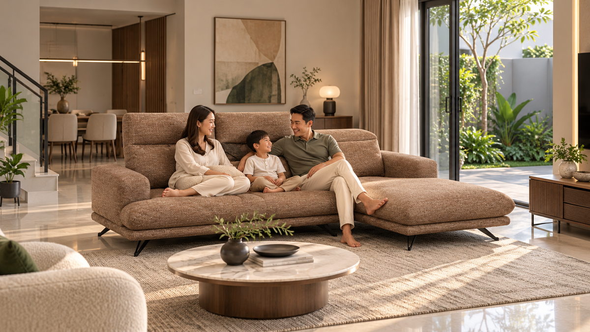 GAVORA sectional sofa lifestyle image 10
