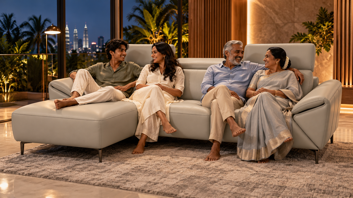 CL-0377 CITRON L-shaped sofa lifestyle image 11