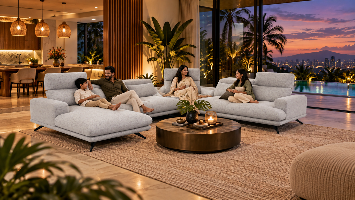 GAVORA sectional sofa lifestyle image 11