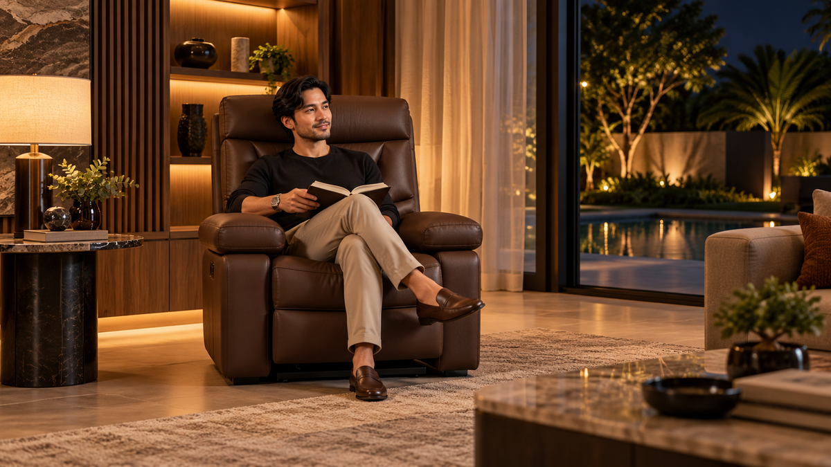 ELDRO recliner sofa lifestyle image 12