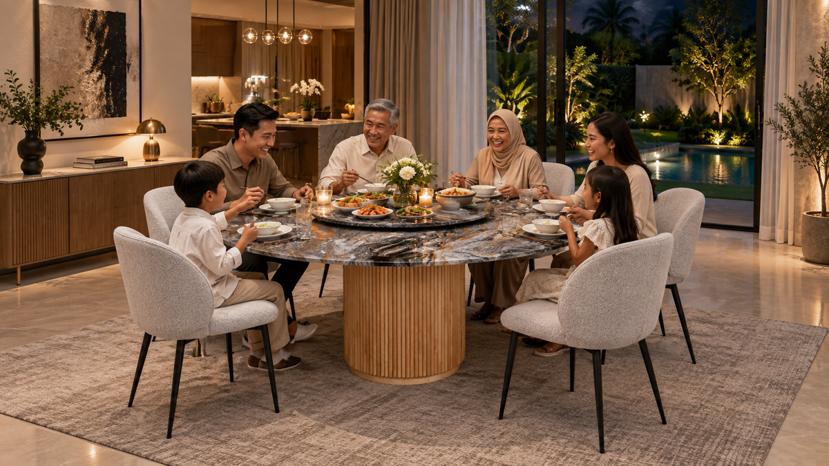 CL-0231 dining table lifestyle image 12