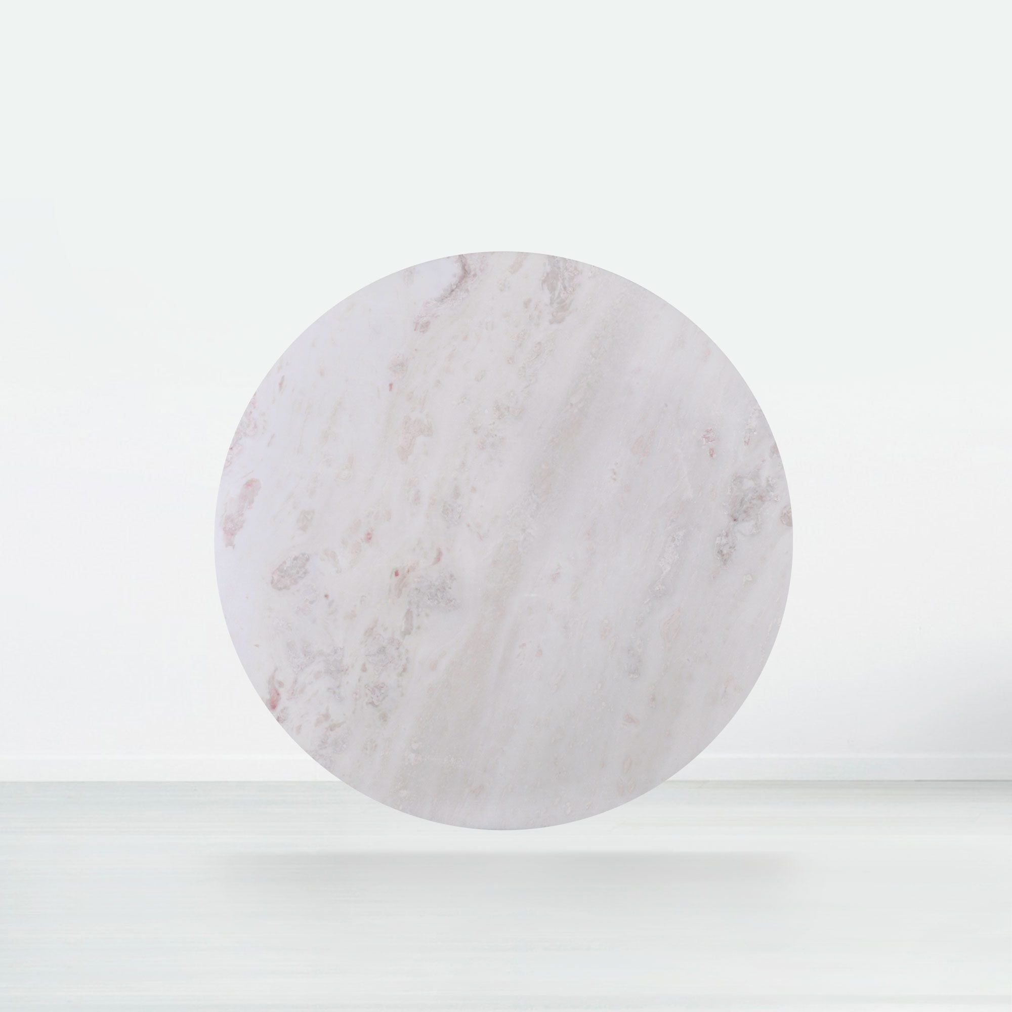 5ft Round Namibian Rose Natural Marble Dining Table