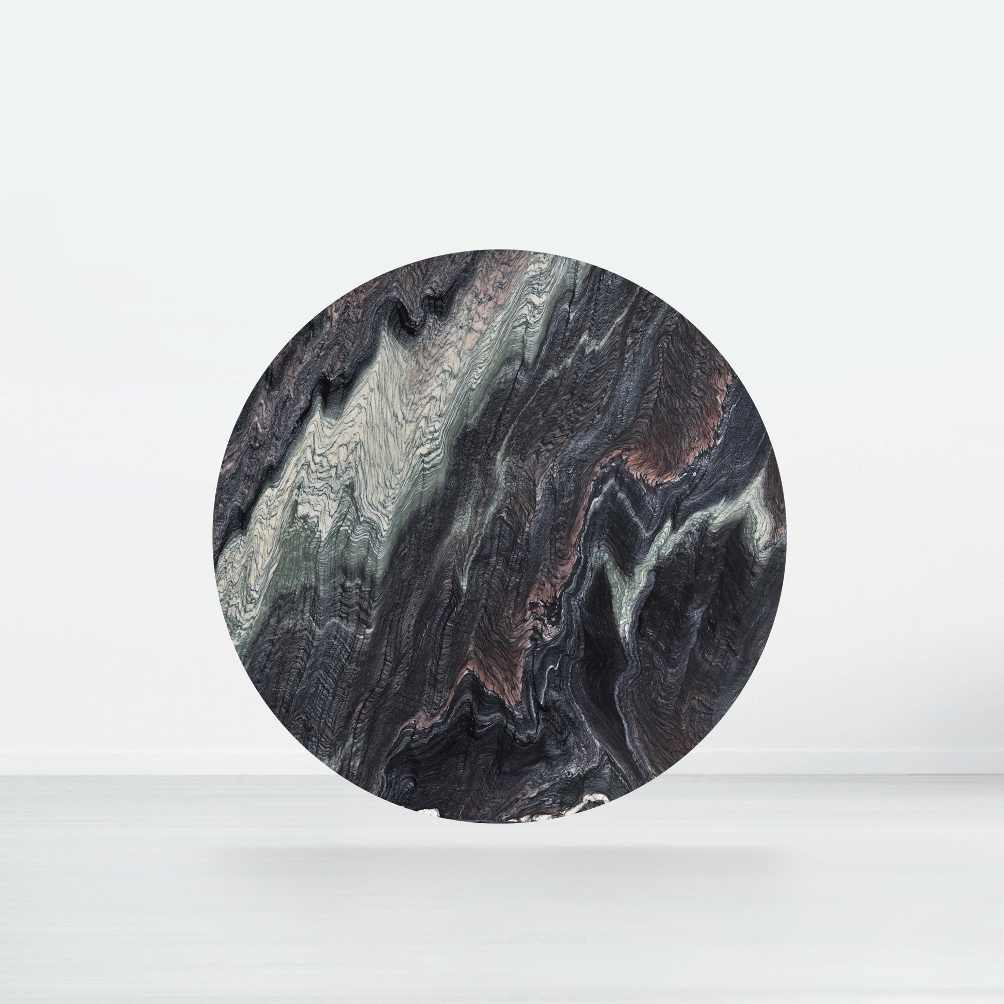 5ft Round Kinawa Natural Marble Dining Table