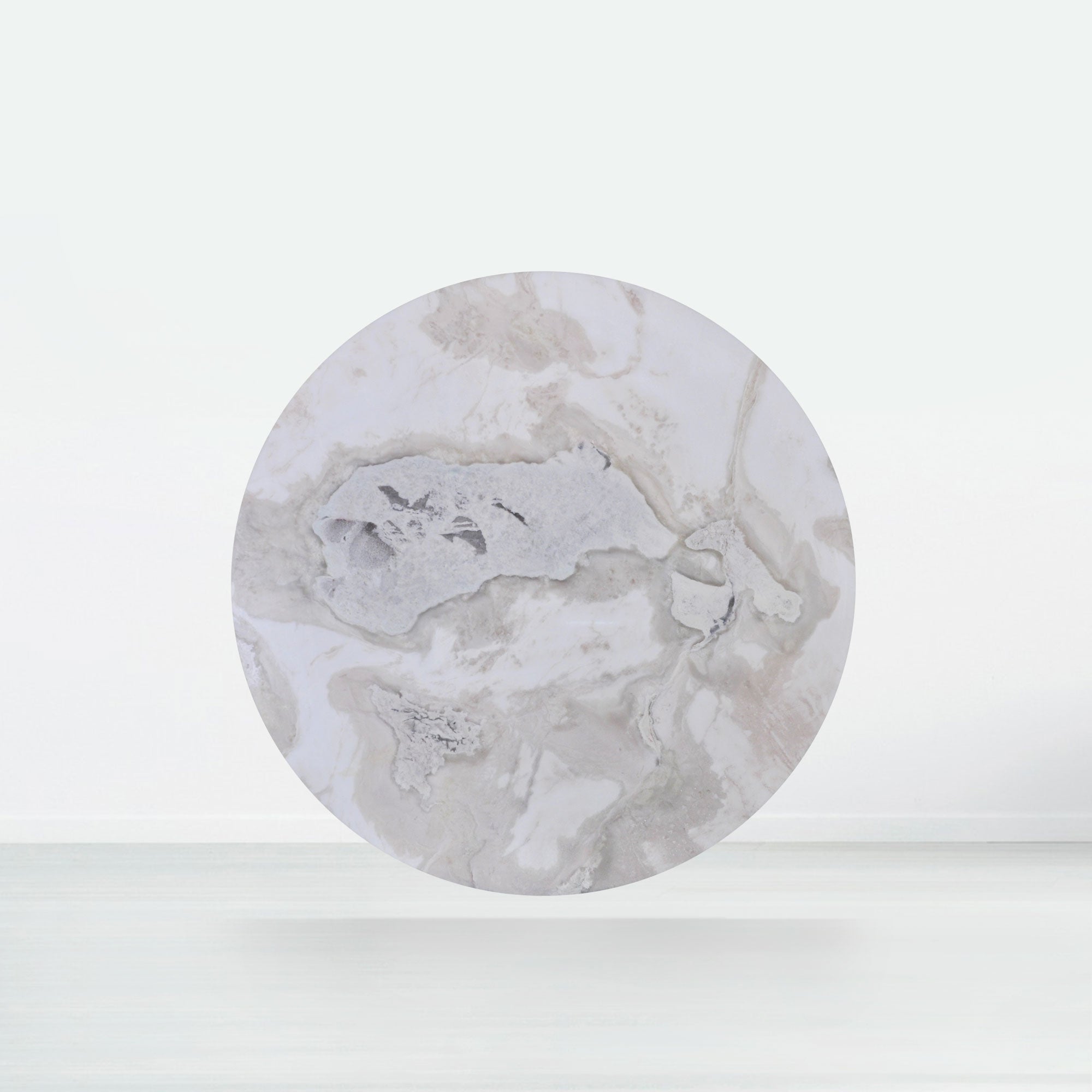 5ft Round Fendi White (Old Quarry) Natural Marble Dining Table