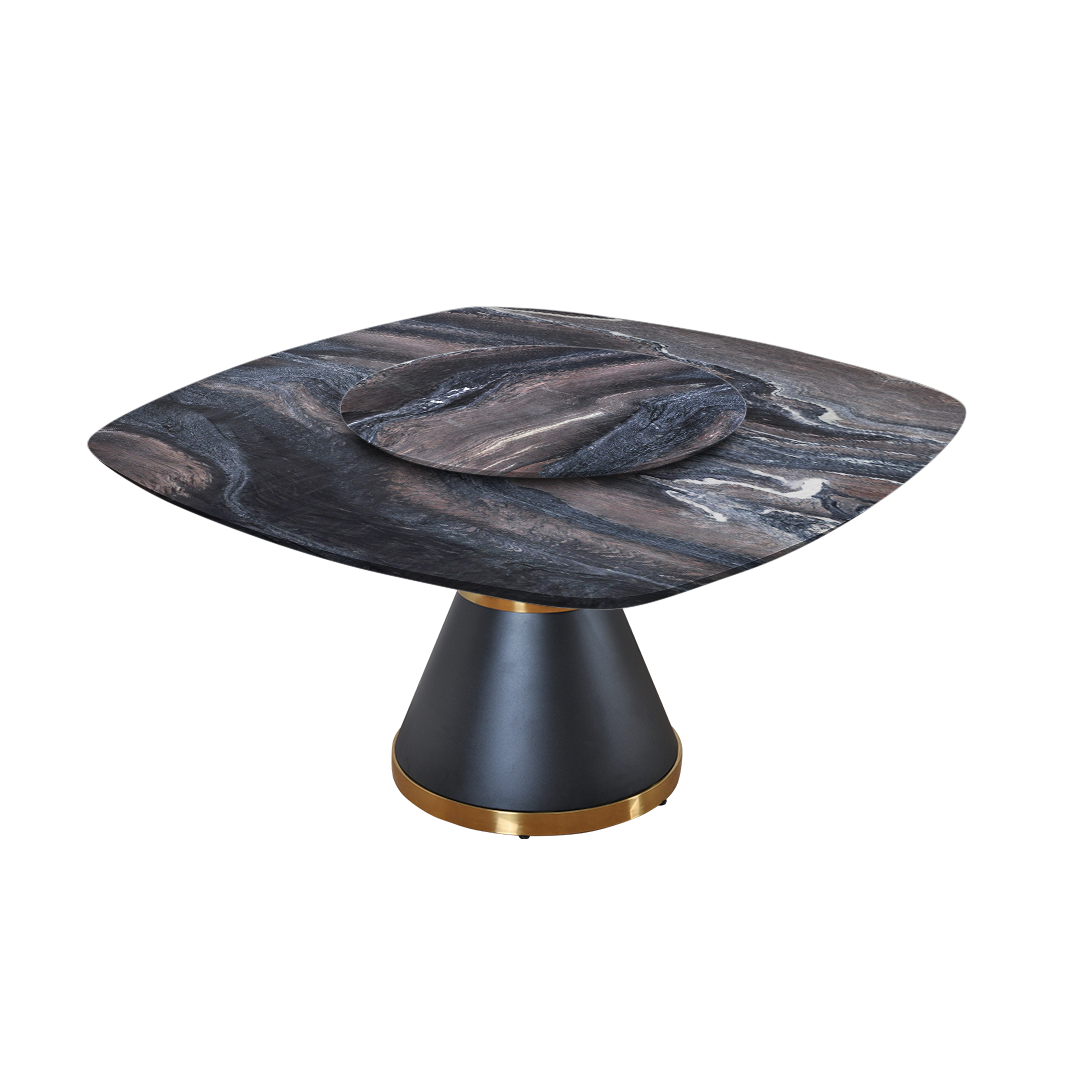5ft Square Kinawa Natural Marble Dining Table
