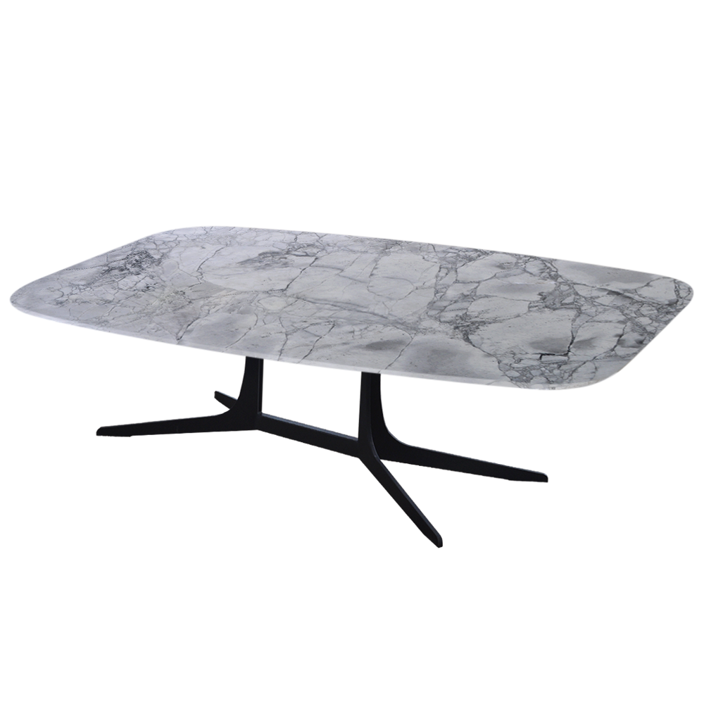Rectangular Super White Dolomite Natural Marble Coffee Table (1400mm x 800mm)