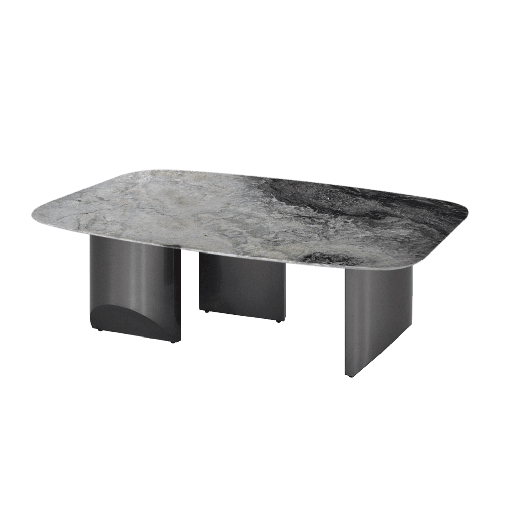 Rectangular Cristallo Blue Natural Marble Coffee Table (1.2m x 0.7m)