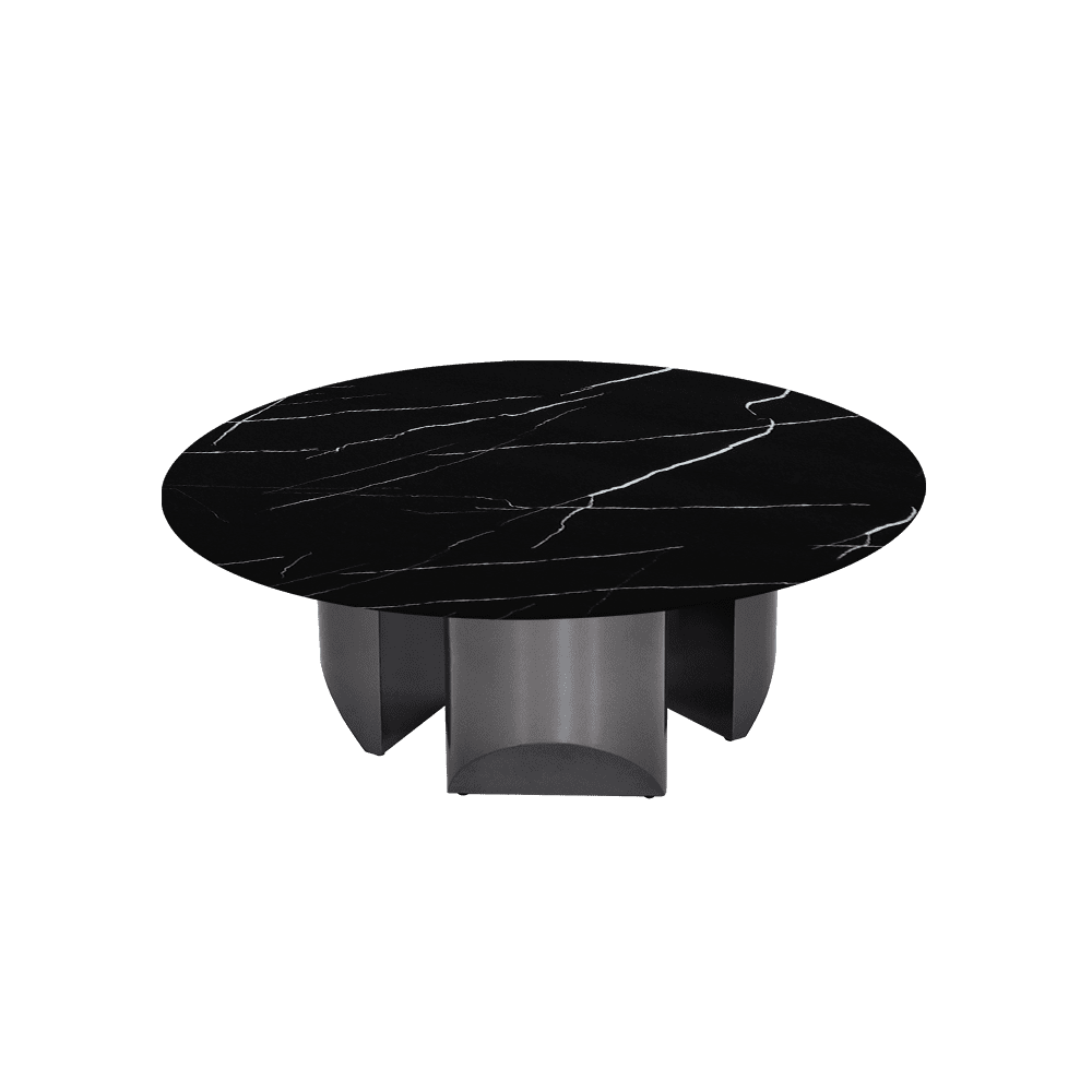 NOA – Mix & Match Marble Coffee Table with Stainless Steel Leg (1000mm)