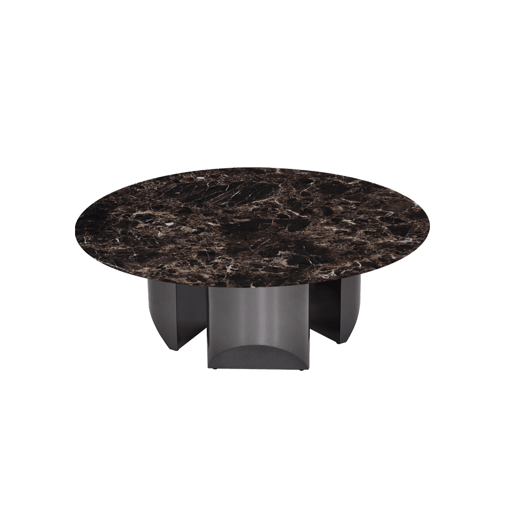 NOA – Mix & Match Marble Coffee Table with Stainless Steel Leg (1000mm)