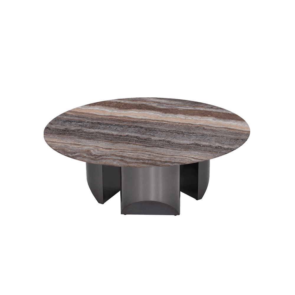 NOA – Mix & Match Marble Coffee Table with Stainless Steel Leg (1000mm)