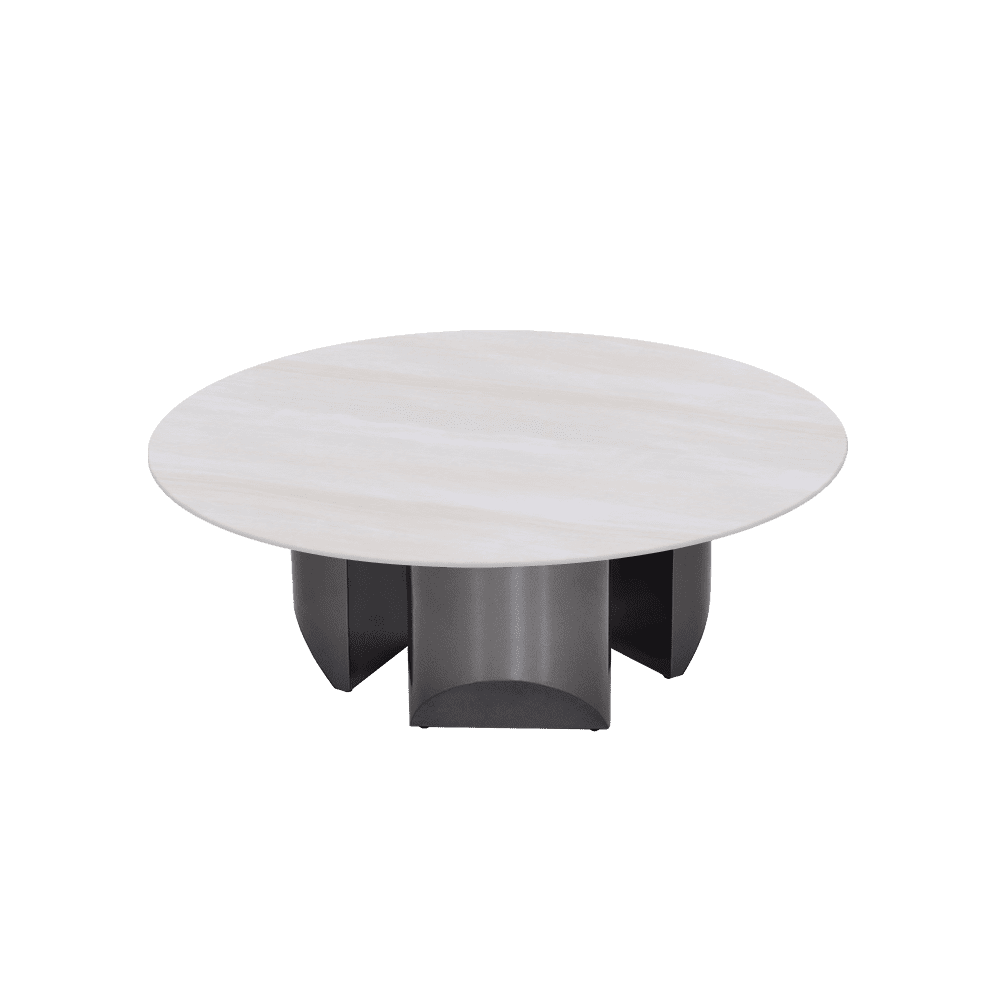 NOA – Mix & Match Marble Coffee Table with Stainless Steel Leg (1000mm)