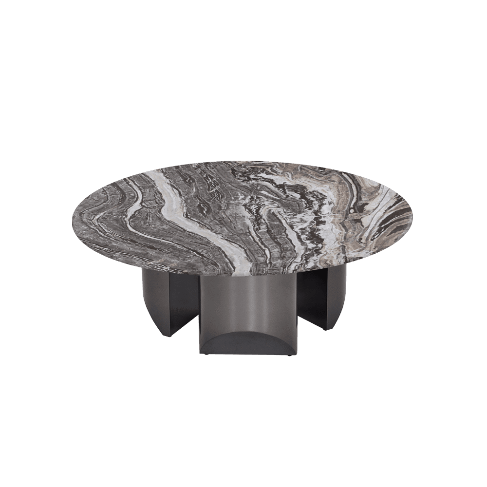 NOA – Mix & Match Marble Coffee Table with Stainless Steel Leg (1000mm)