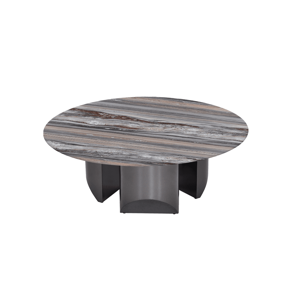 NOA – Mix & Match Marble Coffee Table with Stainless Steel Leg (1000mm)