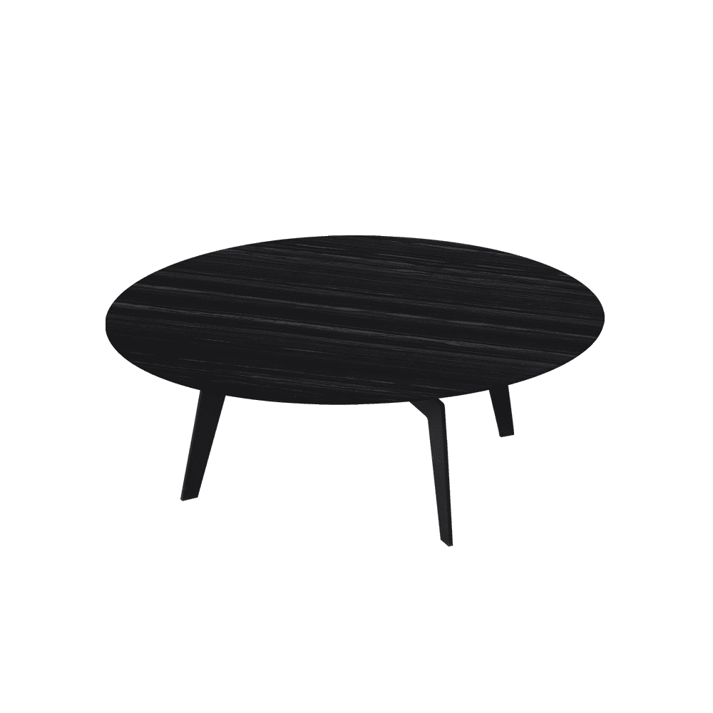 ELENA – Mix & Match Marble Coffee Table with Black Metal Leg (1000mm)