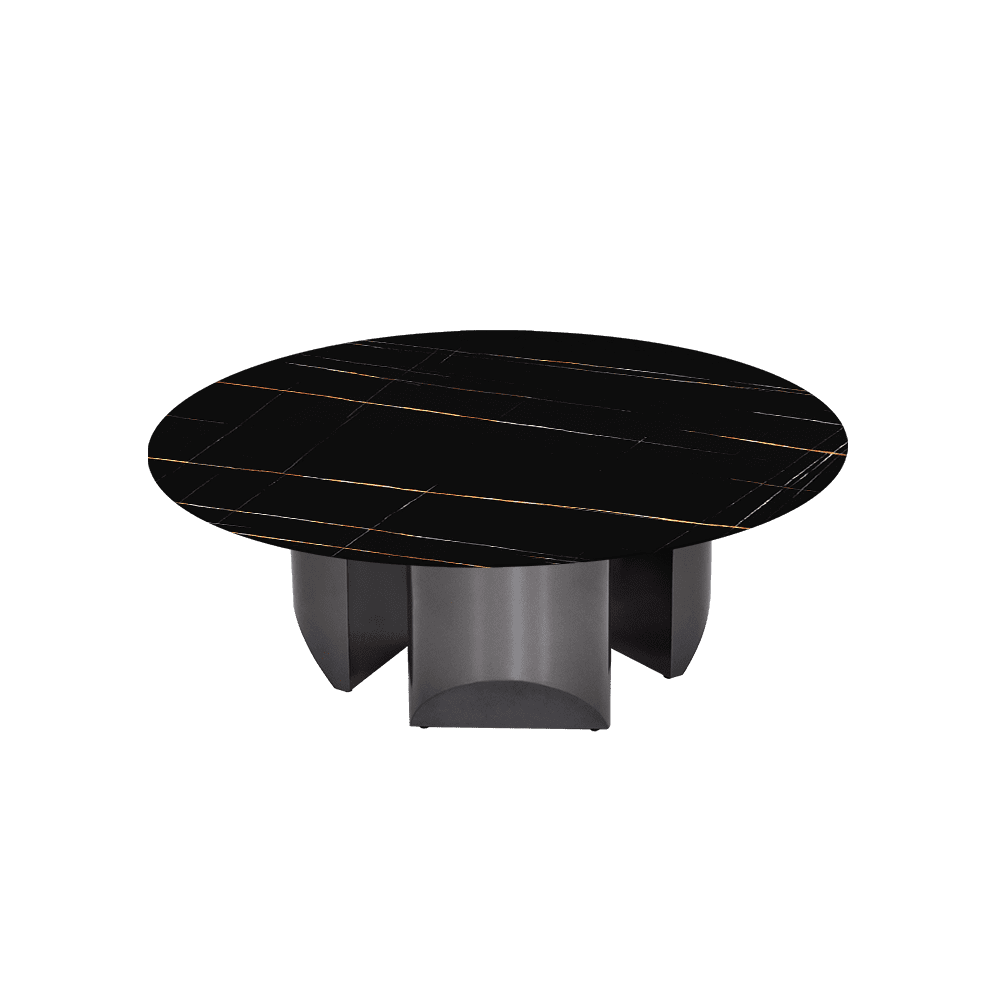 NOA – Mix & Match Marble Coffee Table with Stainless Steel Leg (1000mm)