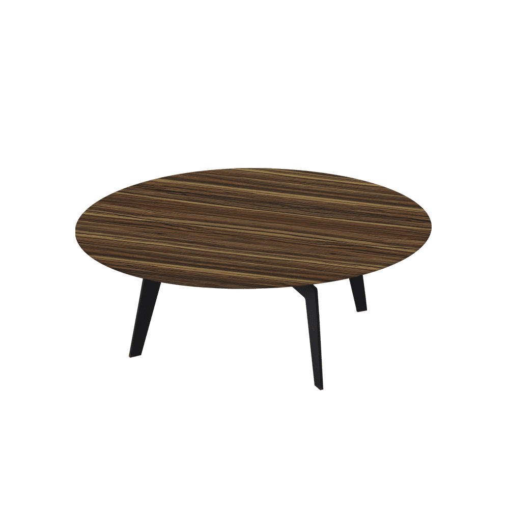 ELENA – Mix & Match Marble Coffee Table with Black Metal Leg (1000mm)