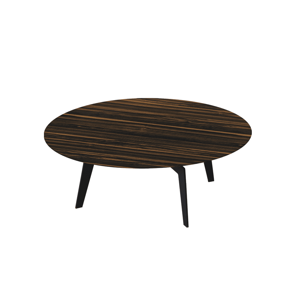 ELENA – Mix & Match Marble Coffee Table with Black Metal Leg (1000mm)