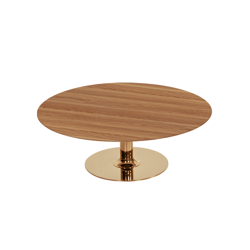 BELLA – Mix & Match Marble Coffee Table with Gold Coloured Stainless Steel Base (1000mm)