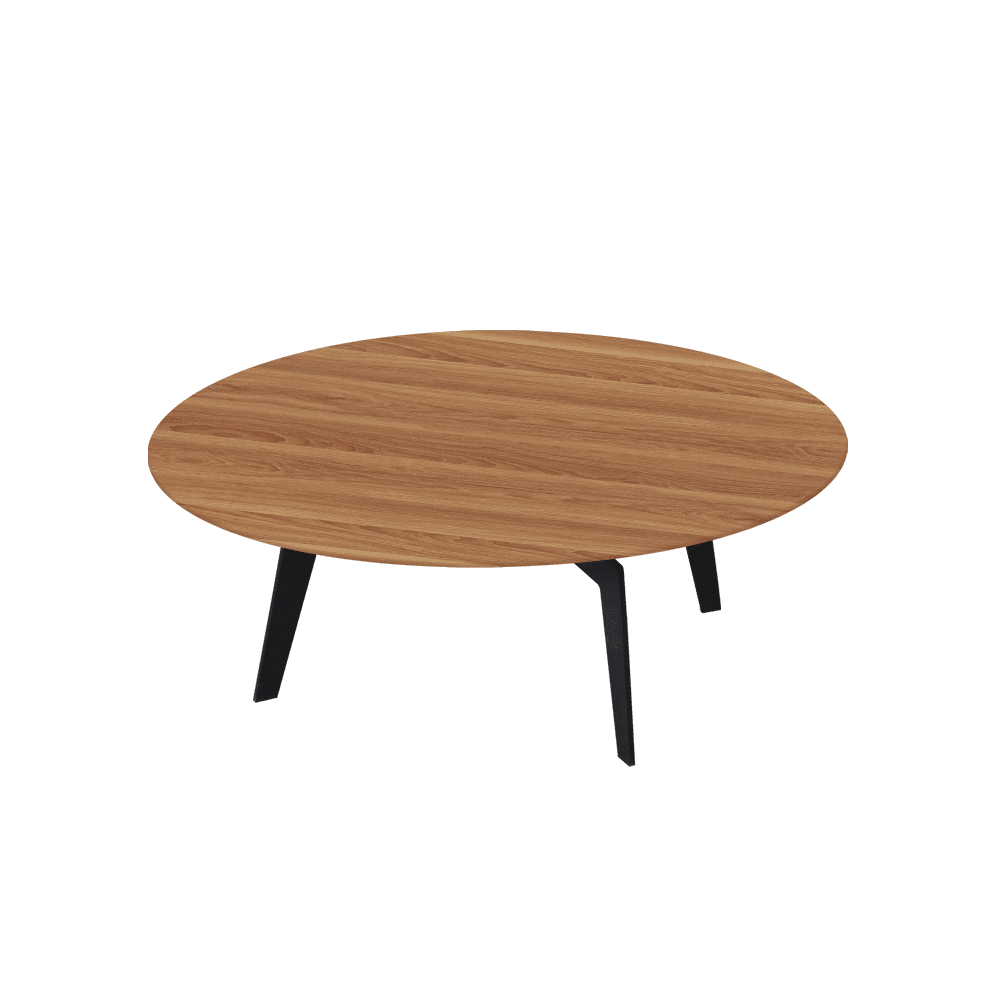 ELENA – Mix & Match Marble Coffee Table with Black Metal Leg (1000mm)
