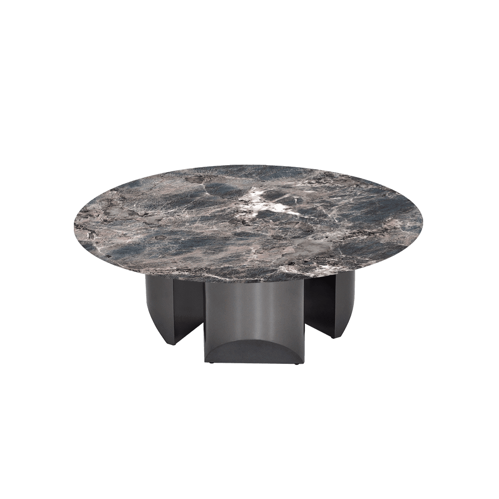 NOA – Mix & Match Marble Coffee Table with Stainless Steel Leg (1000mm)