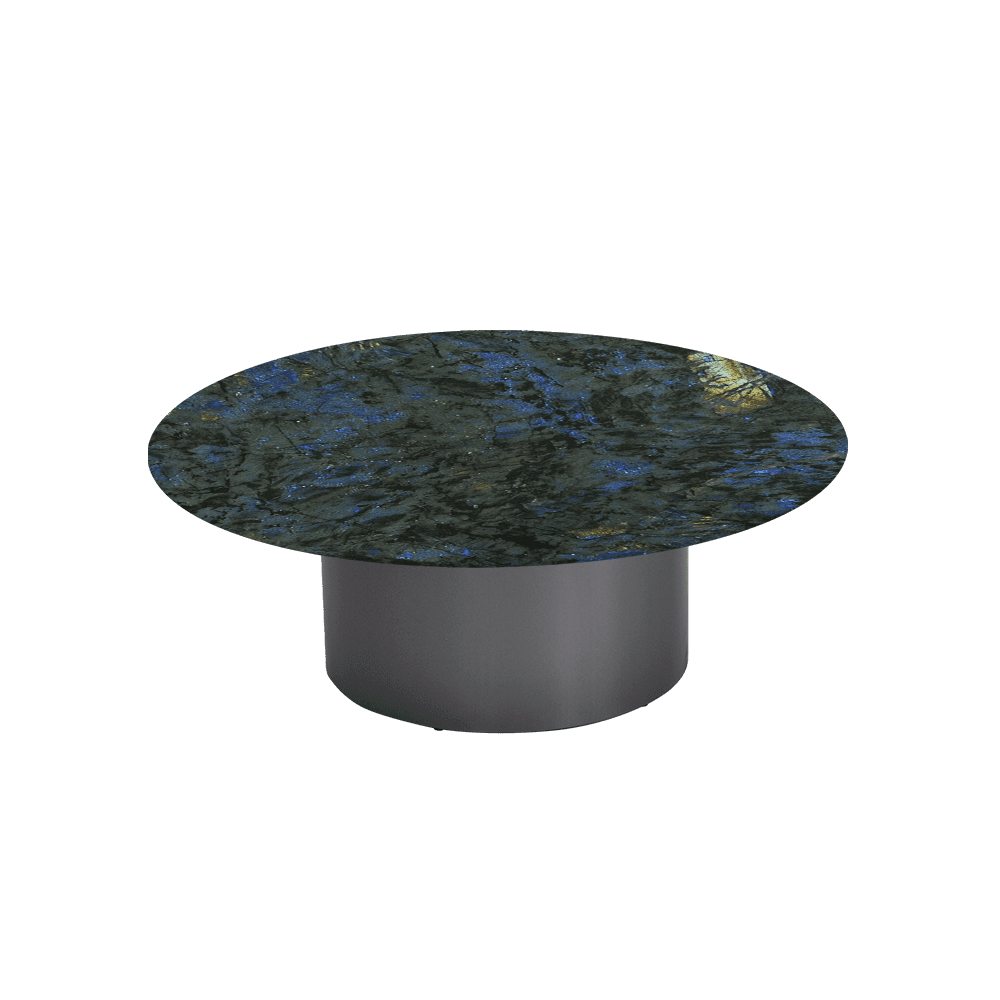YUNA – Mix & Match Marble Coffee Table with Stainless Steel Leg (1000mm)