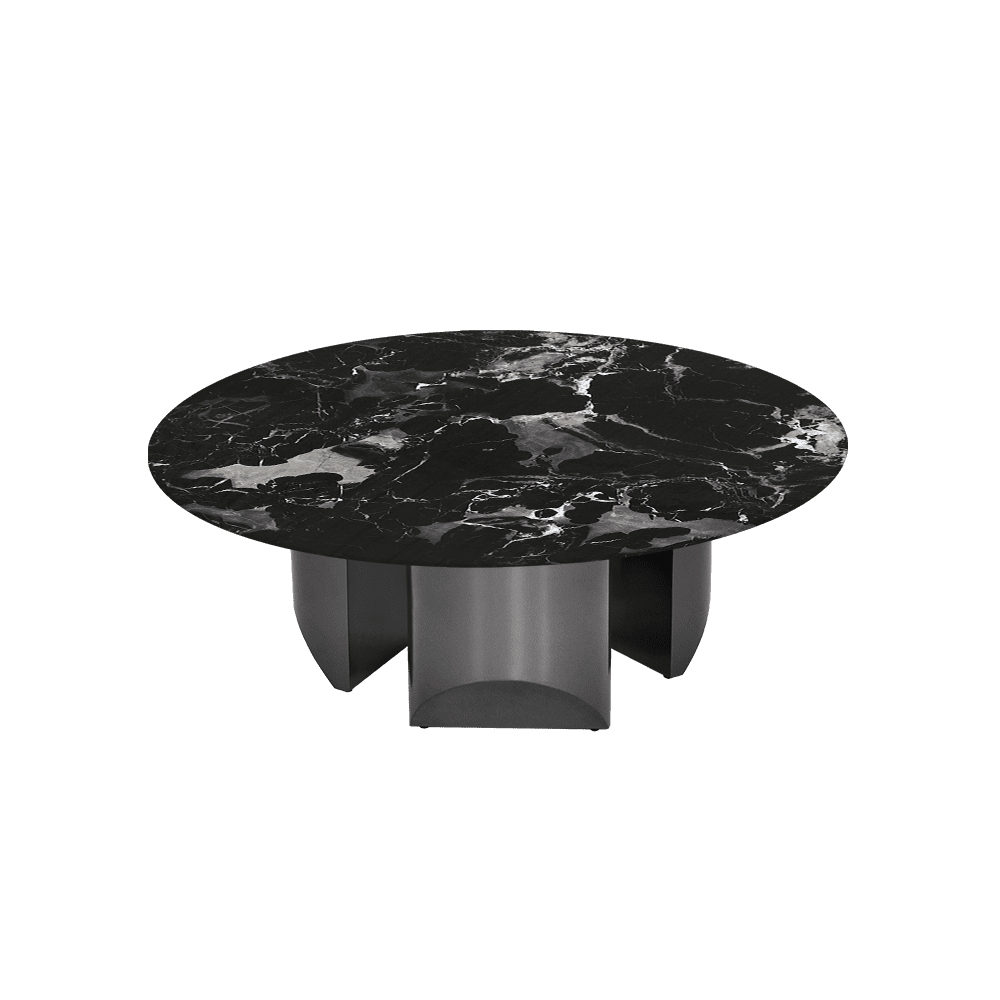 NOA – Mix & Match Marble Coffee Table with Stainless Steel Leg (1000mm)