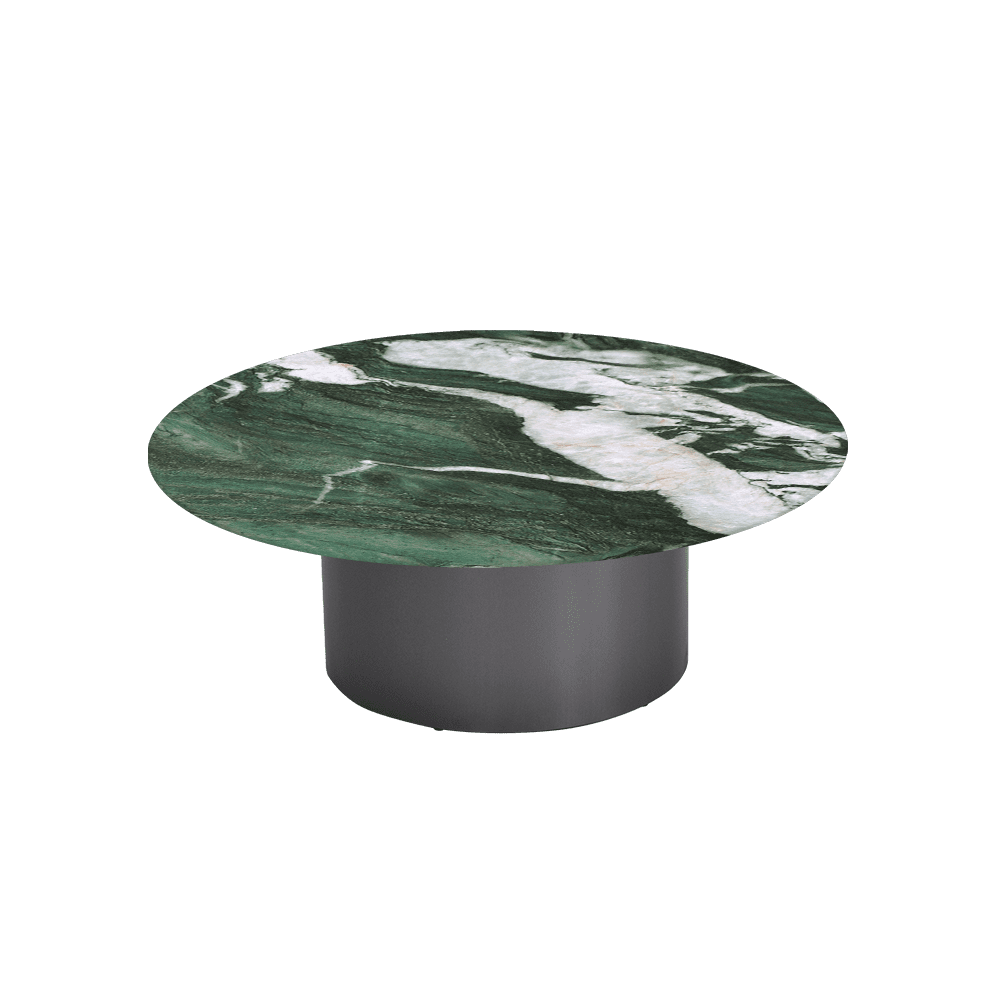 YUNA – Mix & Match Marble Coffee Table with Stainless Steel Leg (1000mm)