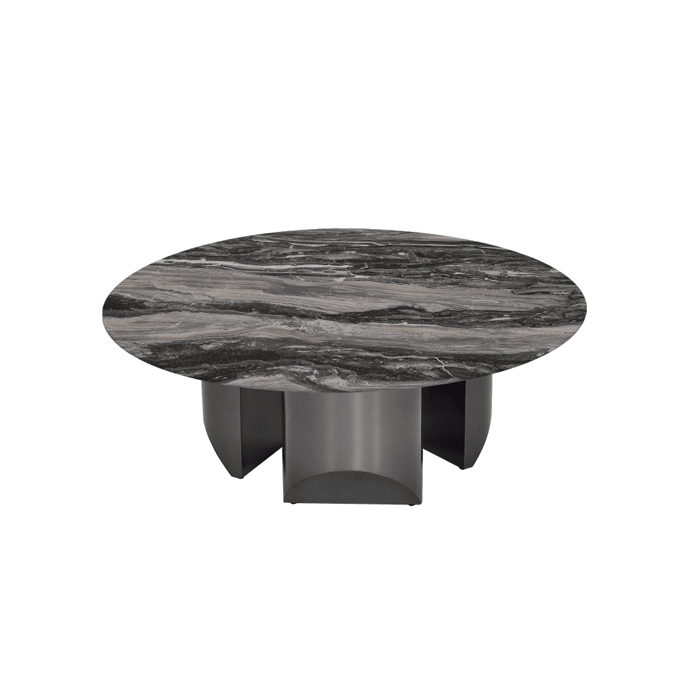 NOA – Mix & Match Marble Coffee Table with Stainless Steel Leg (1000mm)