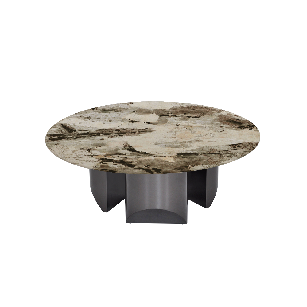 NOA – Mix & Match Marble Coffee Table with Stainless Steel Leg (1000mm)
