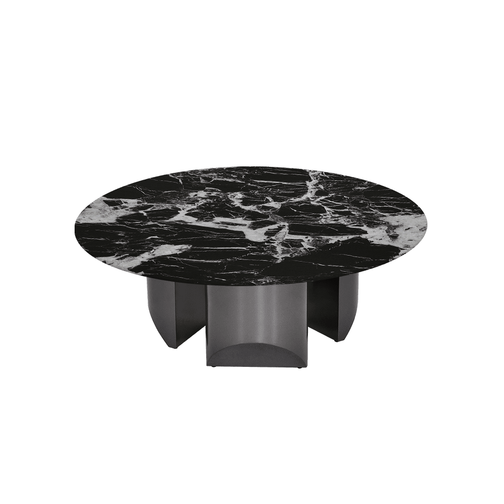 NOA – Mix & Match Marble Coffee Table with Stainless Steel Leg (1000mm)