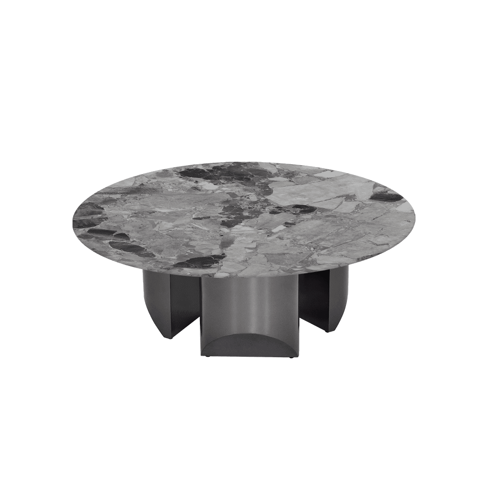 NOA – Mix & Match Marble Coffee Table with Stainless Steel Leg (1000mm)