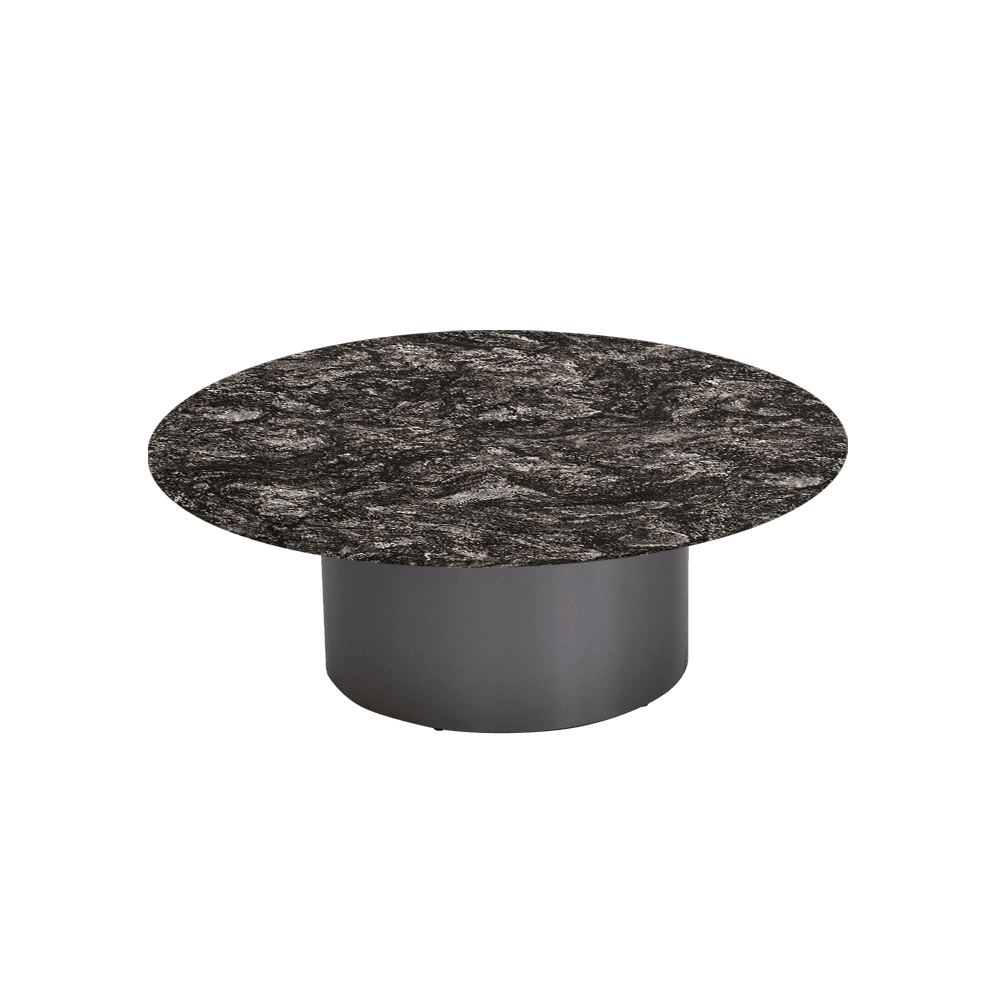 YUNA – Mix & Match Marble Coffee Table with Stainless Steel Leg (1000mm)
