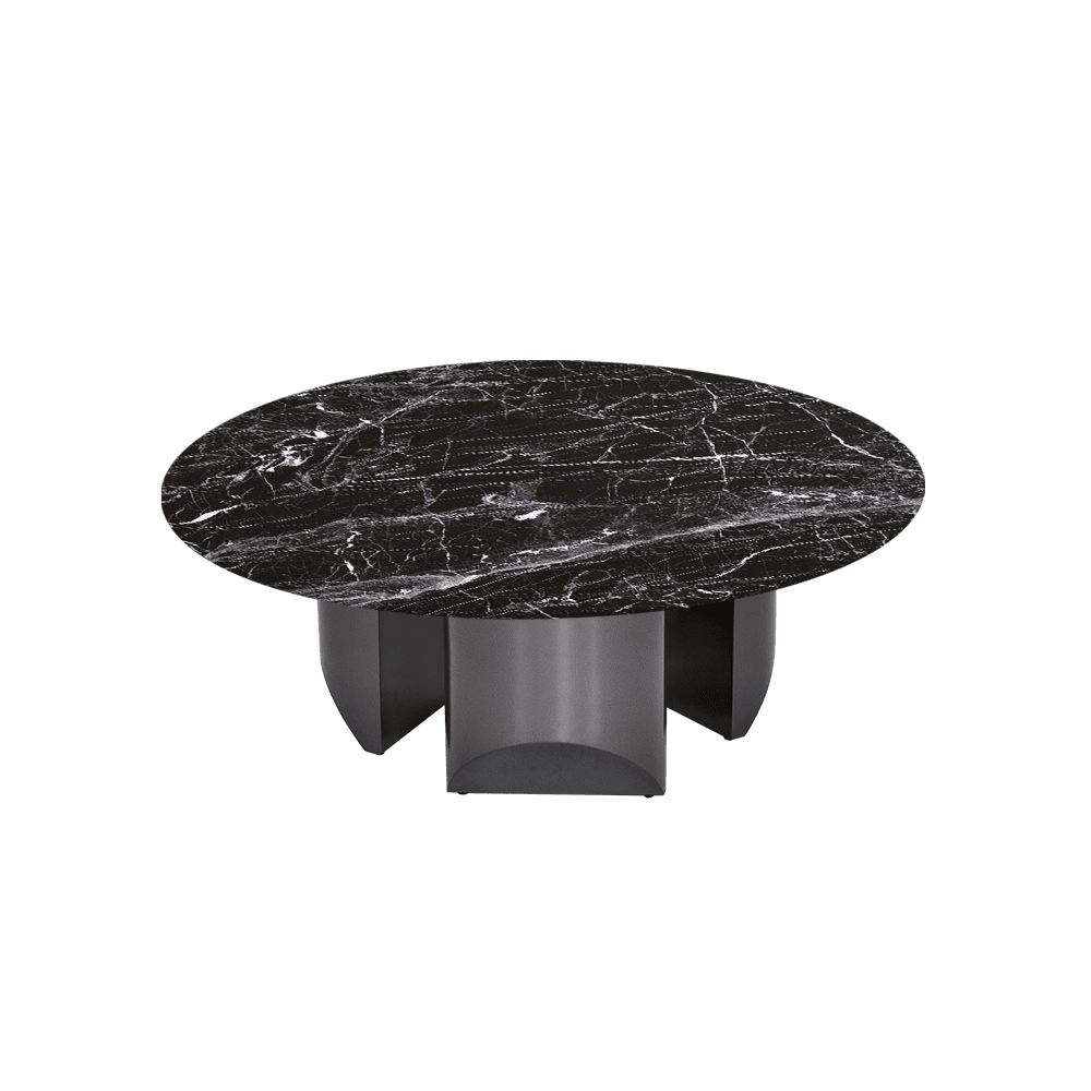 NOA – Mix & Match Marble Coffee Table with Stainless Steel Leg (1000mm)