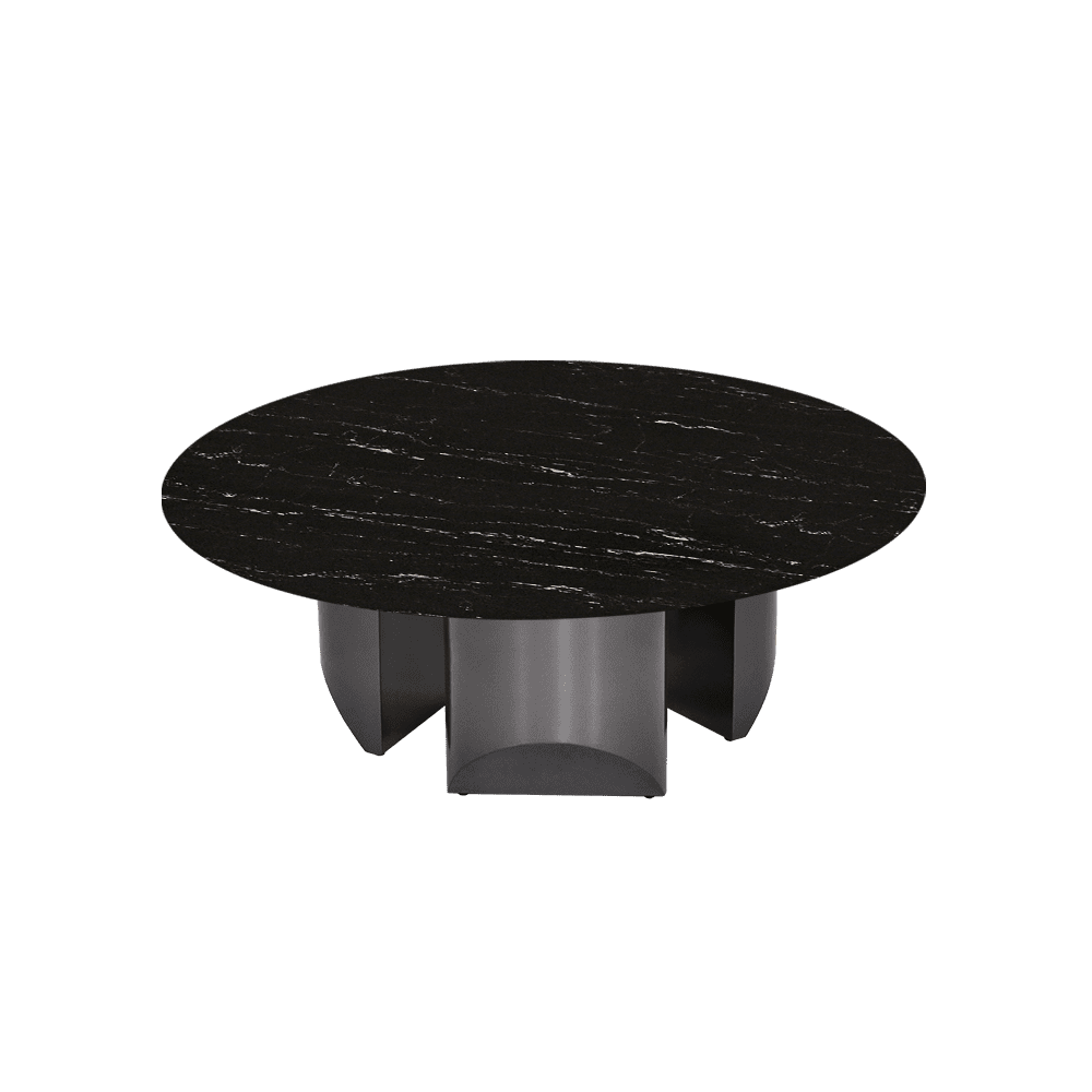 NOA – Mix & Match Marble Coffee Table with Stainless Steel Leg (1000mm)
