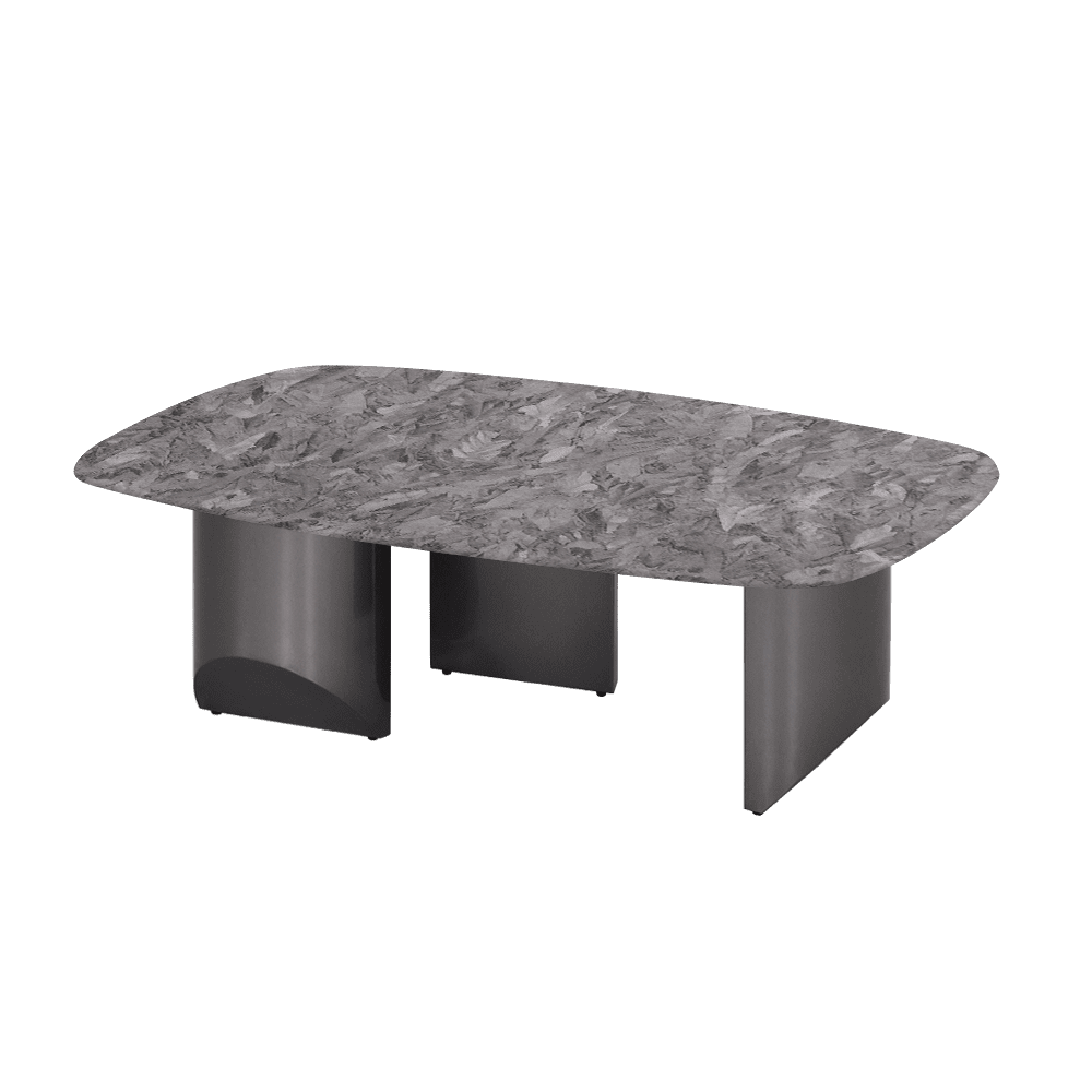 NOA – Mix & Match Marble Coffee Table with Stainless Steel Leg (1200mm x 700mm)