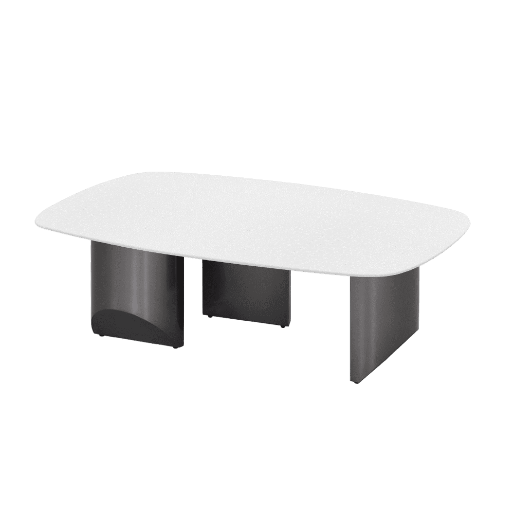 NOA – Mix & Match Marble Coffee Table with Stainless Steel Leg (1200mm x 700mm)