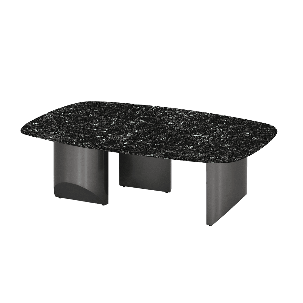 NOA – Mix & Match Marble Coffee Table with Stainless Steel Leg (1200mm x 700mm)