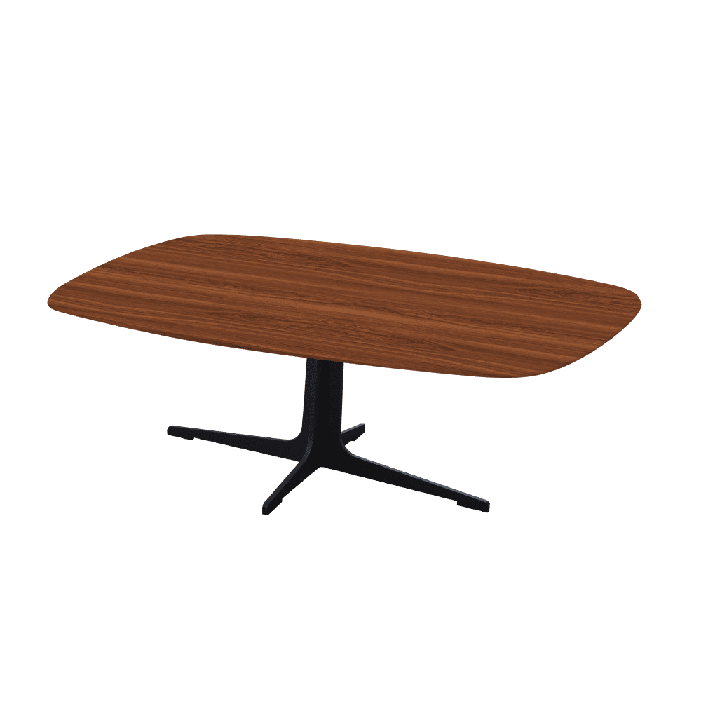 TARINA – Mix & Match Marble Coffee Table with Black Metal Leg (1200mm x 700mm)