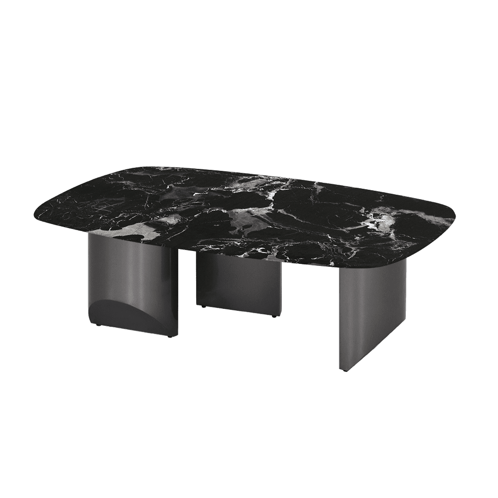 NOA – Mix & Match Marble Coffee Table with Stainless Steel Leg (1200mm x 700mm)