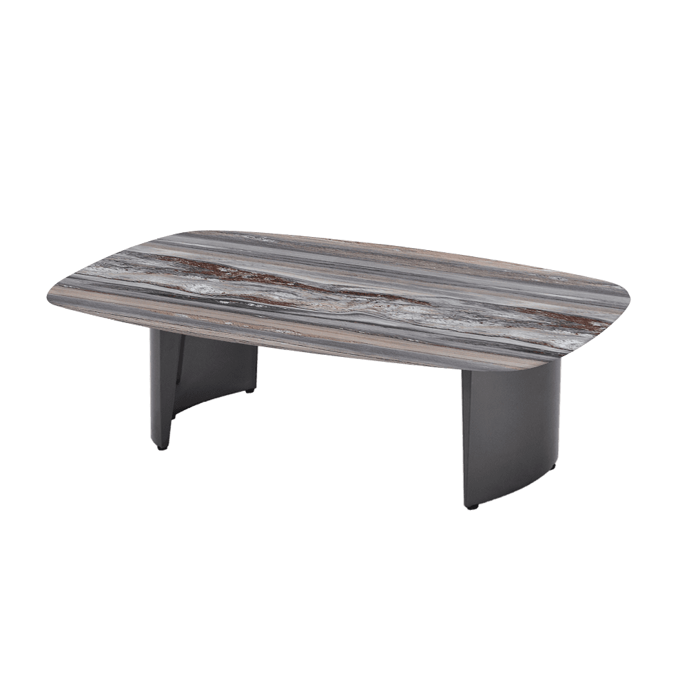LUA – Mix & Match Marble Coffee Table with Stainless Steel Leg (1500mm x 700mm)