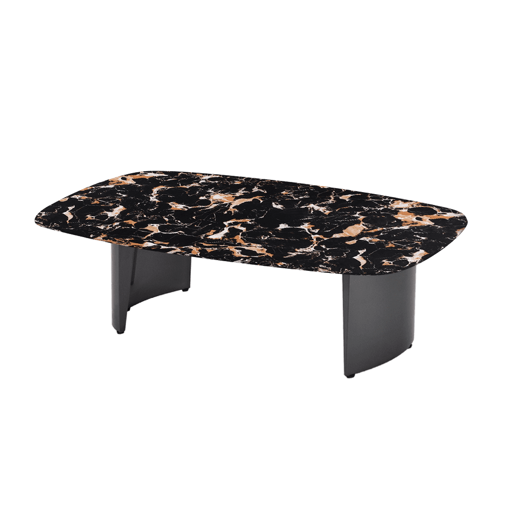 LUA – Mix & Match Marble Coffee Table with Stainless Steel Leg (1500mm x 700mm)