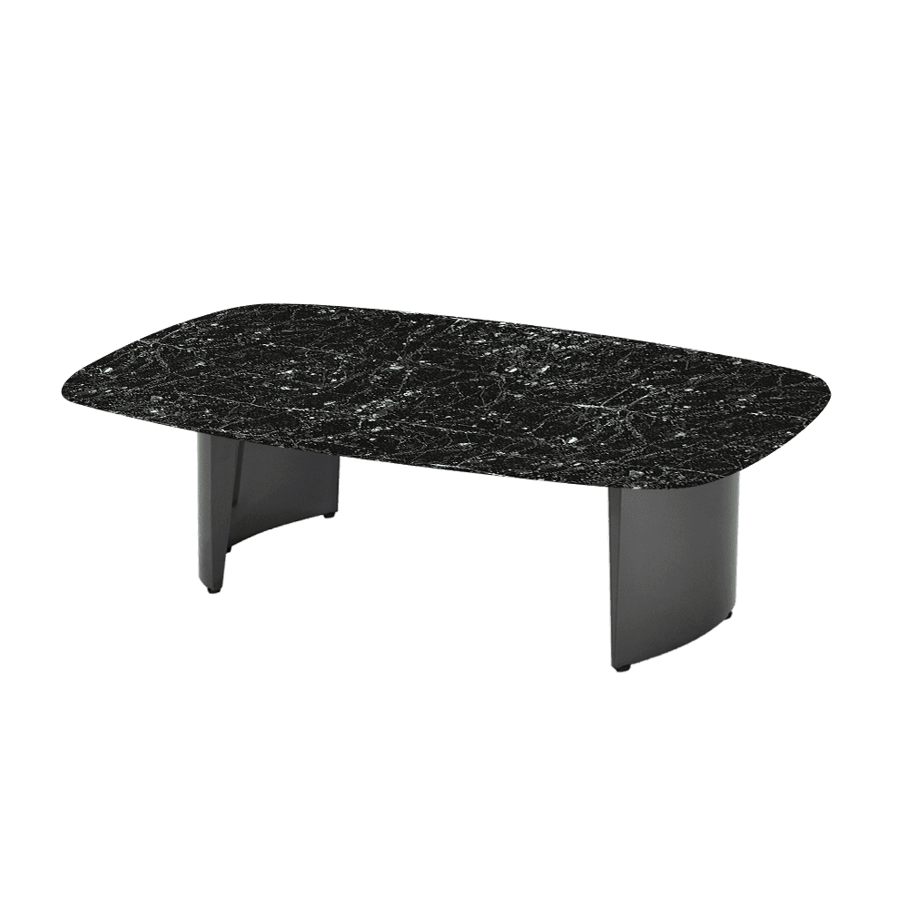 LUA – Mix & Match Marble Coffee Table with Stainless Steel Leg (1500mm x 700mm)