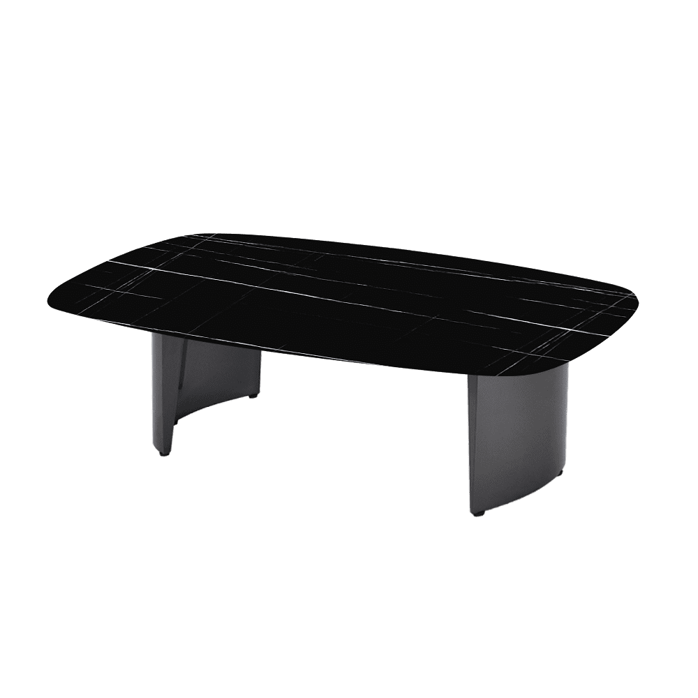 LUA – Mix & Match Marble Coffee Table with Stainless Steel Leg (1500mm x 700mm)