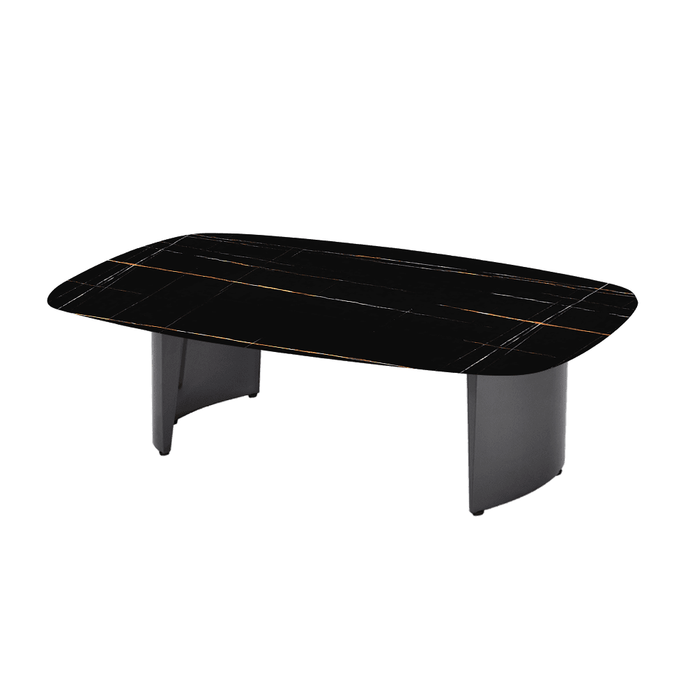 LUA – Mix & Match Marble Coffee Table with Stainless Steel Leg (1500mm x 700mm)