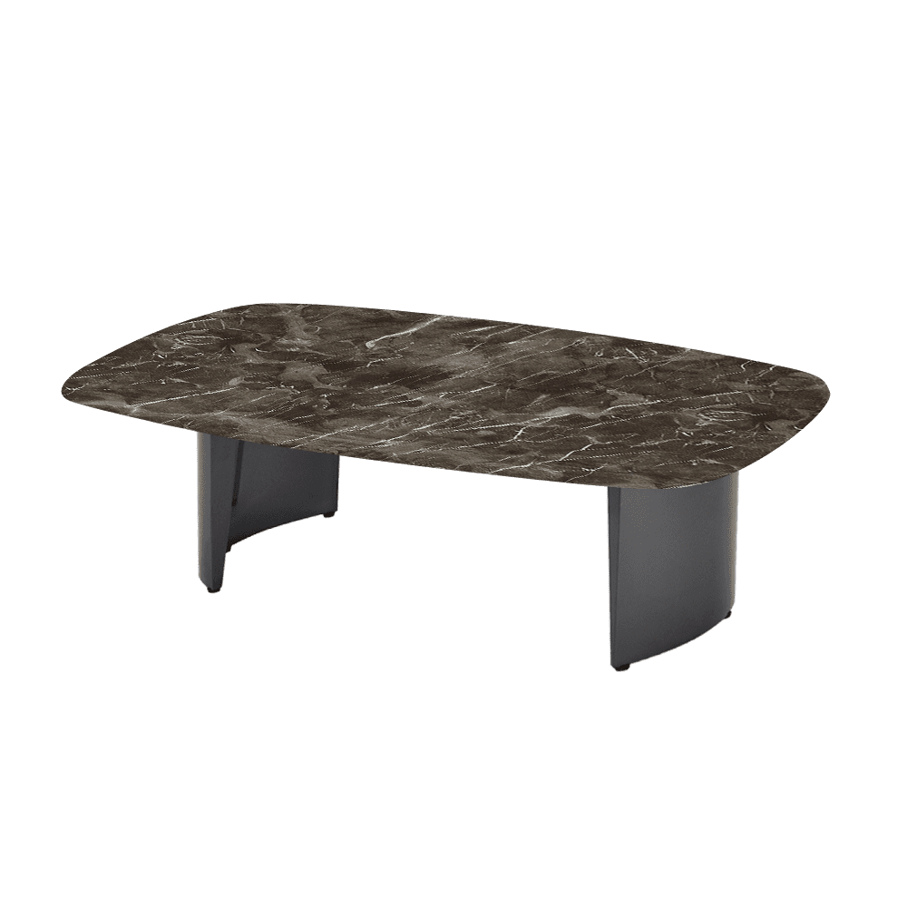 LUA – Mix & Match Marble Coffee Table with Stainless Steel Leg (1500mm x 700mm)
