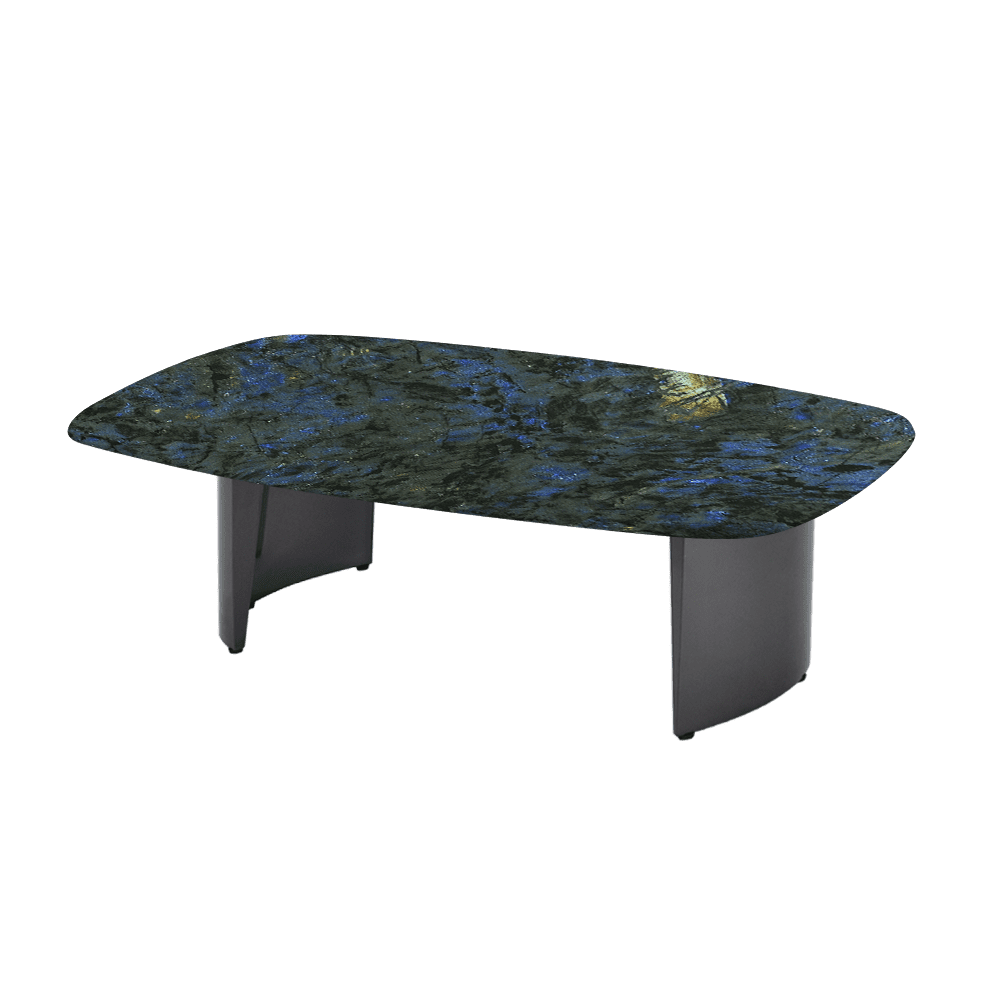 LUA – Mix & Match Marble Coffee Table with Stainless Steel Leg (1500mm x 700mm)